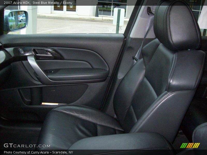 Steel Blue Metallic / Ebony 2007 Acura MDX