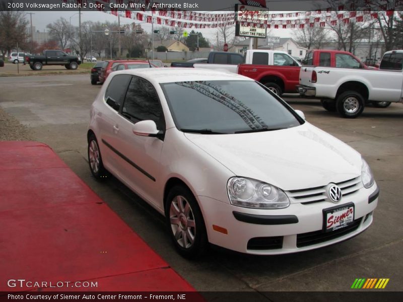 Candy White / Anthracite Black 2008 Volkswagen Rabbit 2 Door