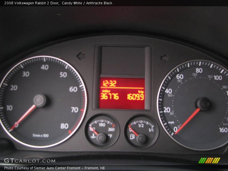 Candy White / Anthracite Black 2008 Volkswagen Rabbit 2 Door