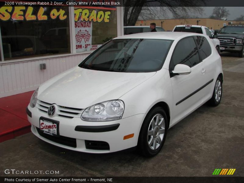 Candy White / Anthracite Black 2008 Volkswagen Rabbit 2 Door