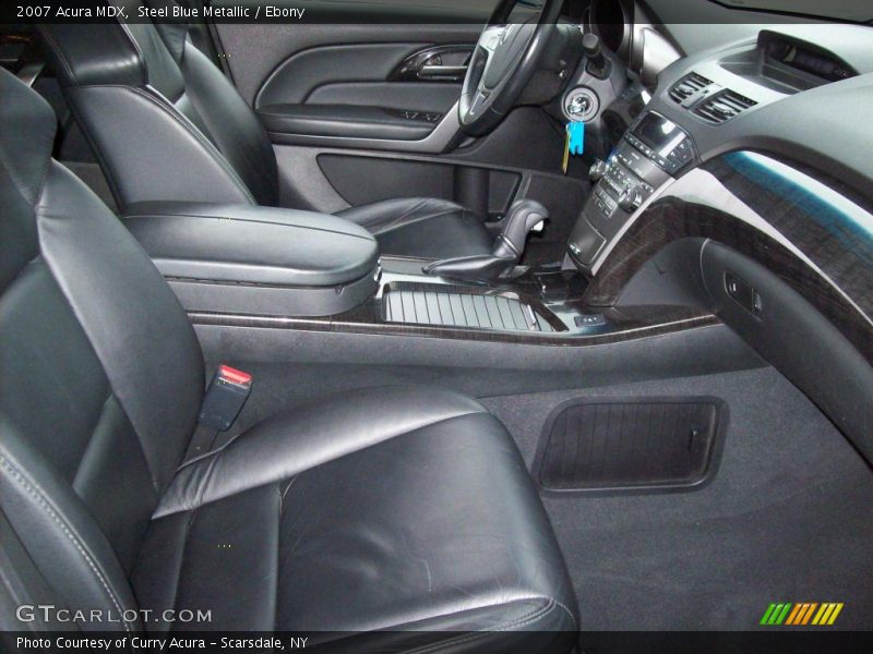 Steel Blue Metallic / Ebony 2007 Acura MDX