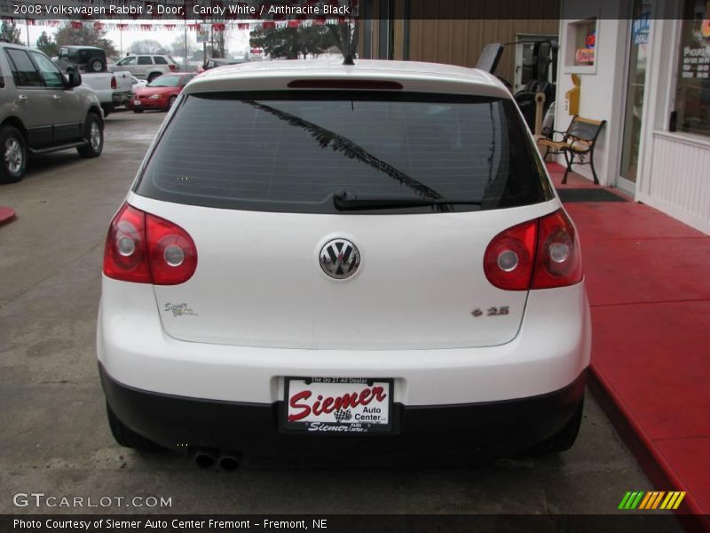 Candy White / Anthracite Black 2008 Volkswagen Rabbit 2 Door