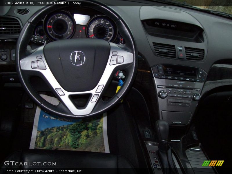 Steel Blue Metallic / Ebony 2007 Acura MDX