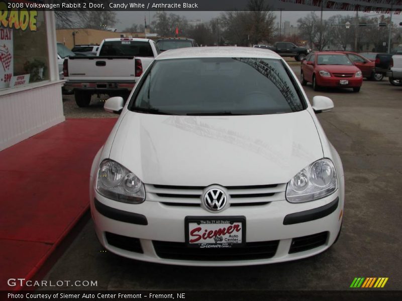 Candy White / Anthracite Black 2008 Volkswagen Rabbit 2 Door