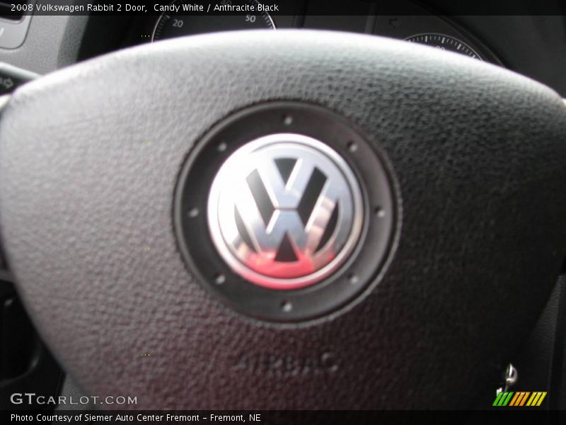 Candy White / Anthracite Black 2008 Volkswagen Rabbit 2 Door