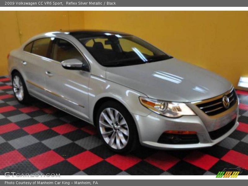 Reflex Silver Metallic / Black 2009 Volkswagen CC VR6 Sport