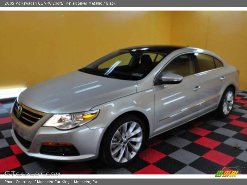 Reflex Silver Metallic / Black 2009 Volkswagen CC VR6 Sport