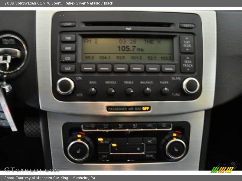 Reflex Silver Metallic / Black 2009 Volkswagen CC VR6 Sport