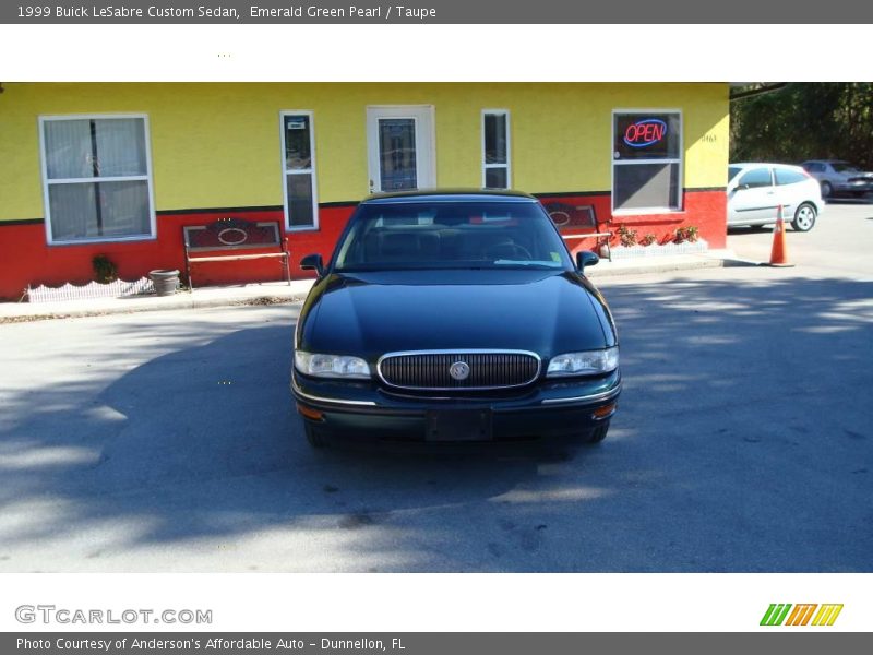 Emerald Green Pearl / Taupe 1999 Buick LeSabre Custom Sedan