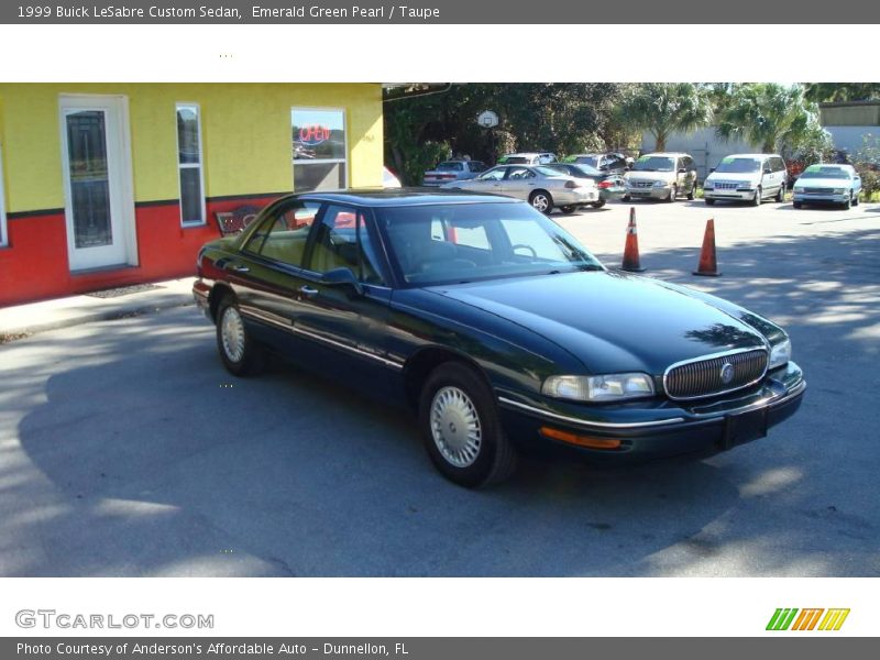 Emerald Green Pearl / Taupe 1999 Buick LeSabre Custom Sedan