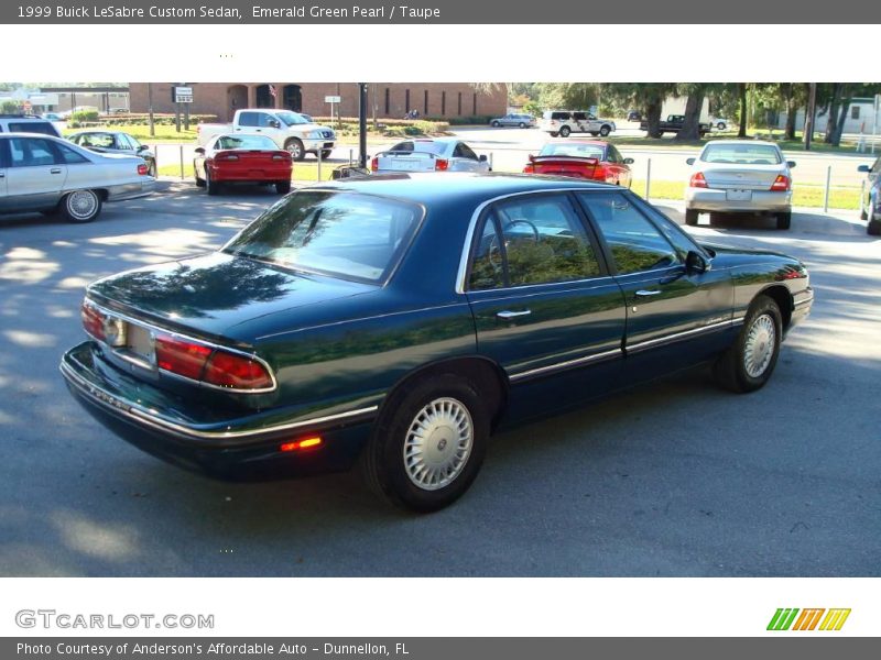 Emerald Green Pearl / Taupe 1999 Buick LeSabre Custom Sedan