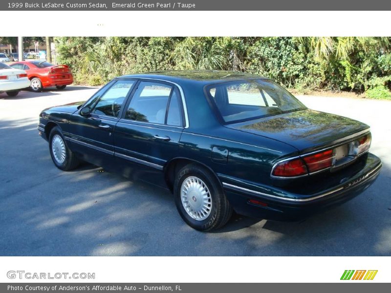 Emerald Green Pearl / Taupe 1999 Buick LeSabre Custom Sedan