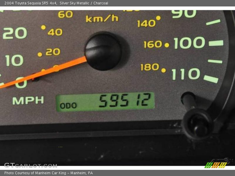 Silver Sky Metallic / Charcoal 2004 Toyota Sequoia SR5 4x4