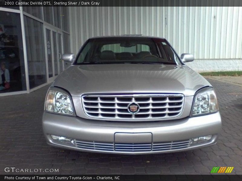 Sterling Silver / Dark Gray 2003 Cadillac DeVille DTS