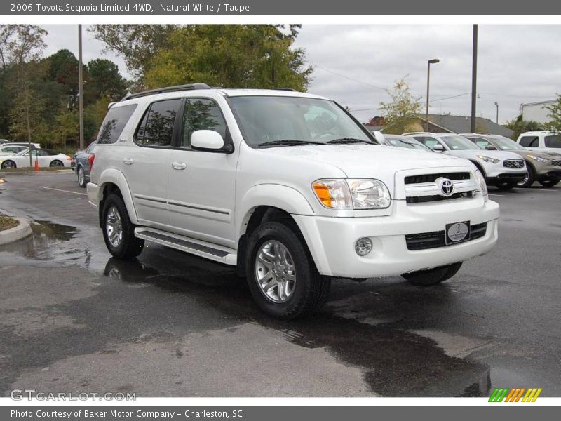 Natural White / Taupe 2006 Toyota Sequoia Limited 4WD