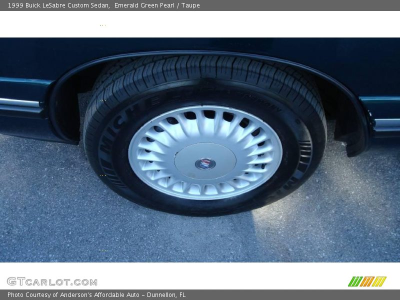 Emerald Green Pearl / Taupe 1999 Buick LeSabre Custom Sedan