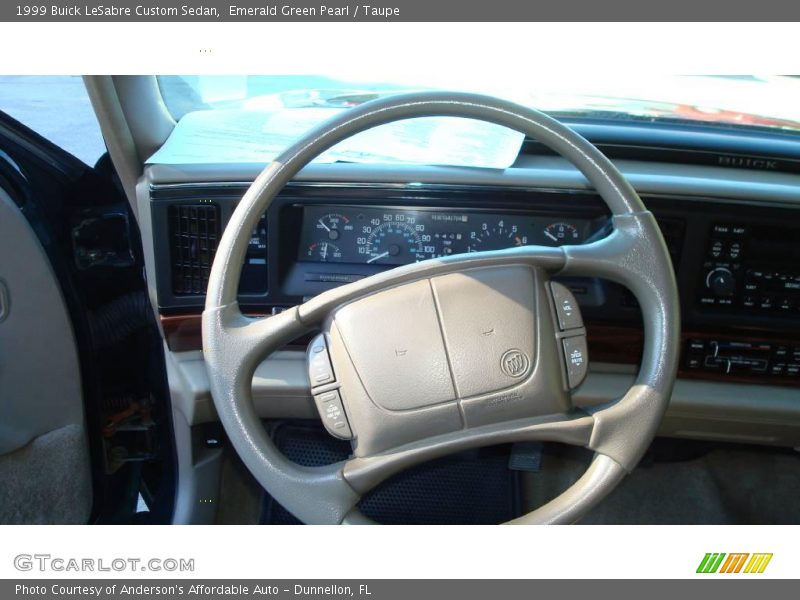 Emerald Green Pearl / Taupe 1999 Buick LeSabre Custom Sedan
