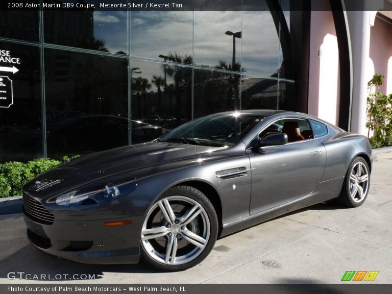 Meteorite Silver / Kestrel Tan 2008 Aston Martin DB9 Coupe