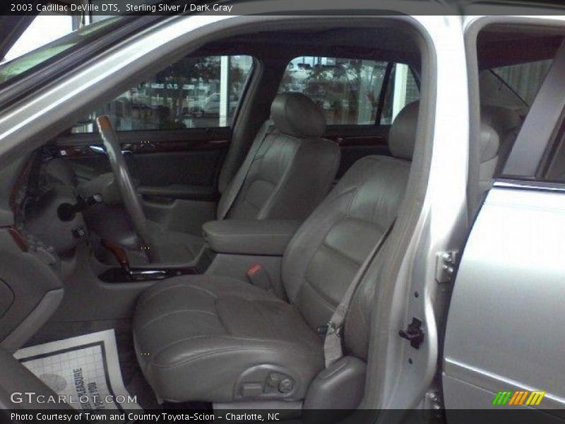 Sterling Silver / Dark Gray 2003 Cadillac DeVille DTS