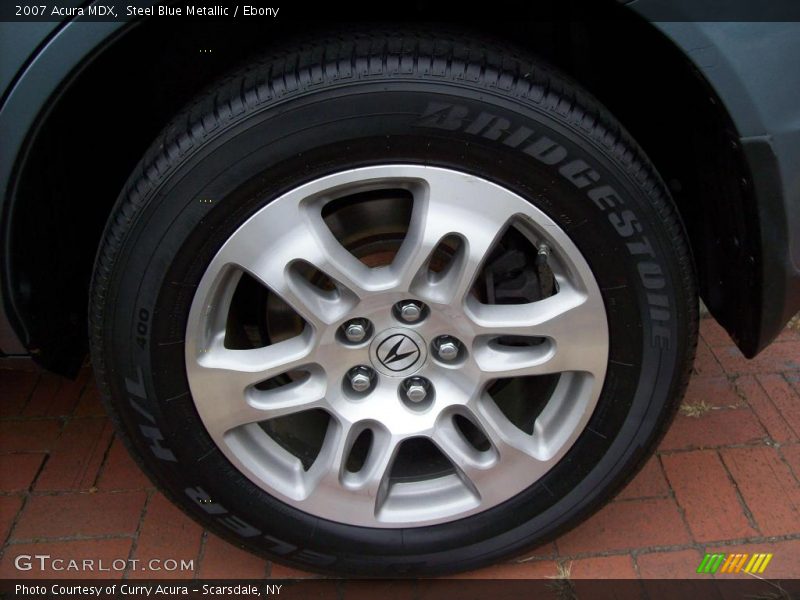 Steel Blue Metallic / Ebony 2007 Acura MDX
