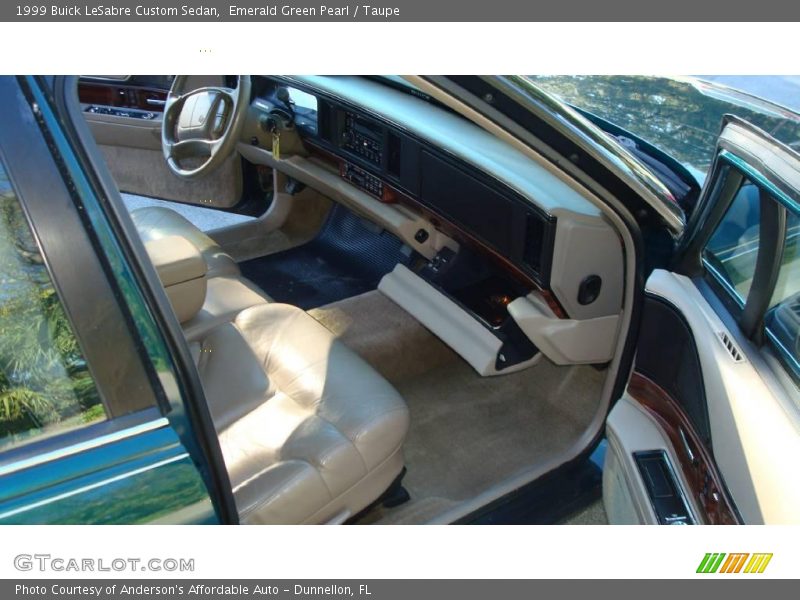 Emerald Green Pearl / Taupe 1999 Buick LeSabre Custom Sedan