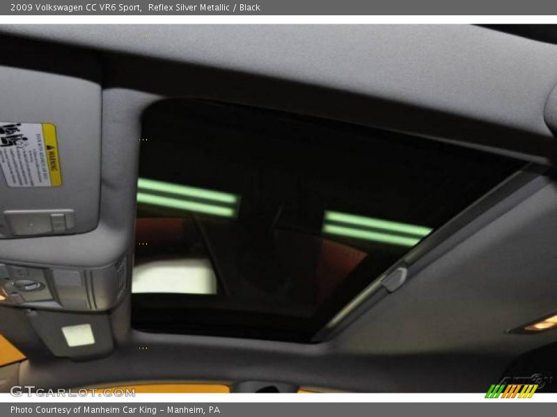 Reflex Silver Metallic / Black 2009 Volkswagen CC VR6 Sport