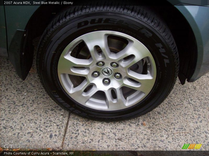 Steel Blue Metallic / Ebony 2007 Acura MDX