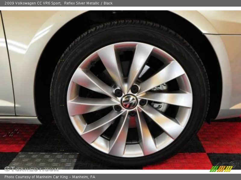 Reflex Silver Metallic / Black 2009 Volkswagen CC VR6 Sport