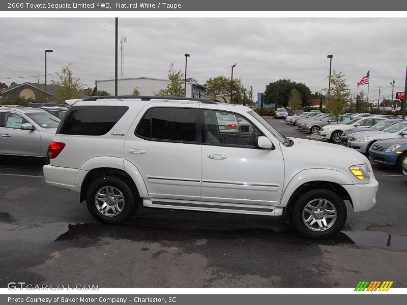 Natural White / Taupe 2006 Toyota Sequoia Limited 4WD