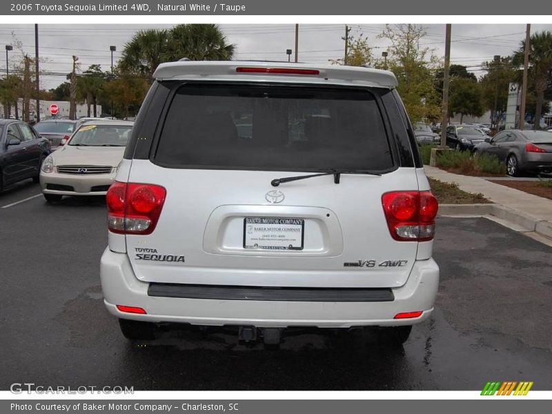 Natural White / Taupe 2006 Toyota Sequoia Limited 4WD