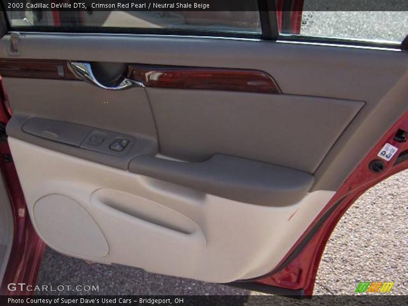 Crimson Red Pearl / Neutral Shale Beige 2003 Cadillac DeVille DTS