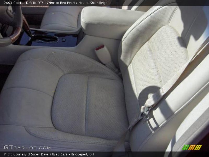Crimson Red Pearl / Neutral Shale Beige 2003 Cadillac DeVille DTS