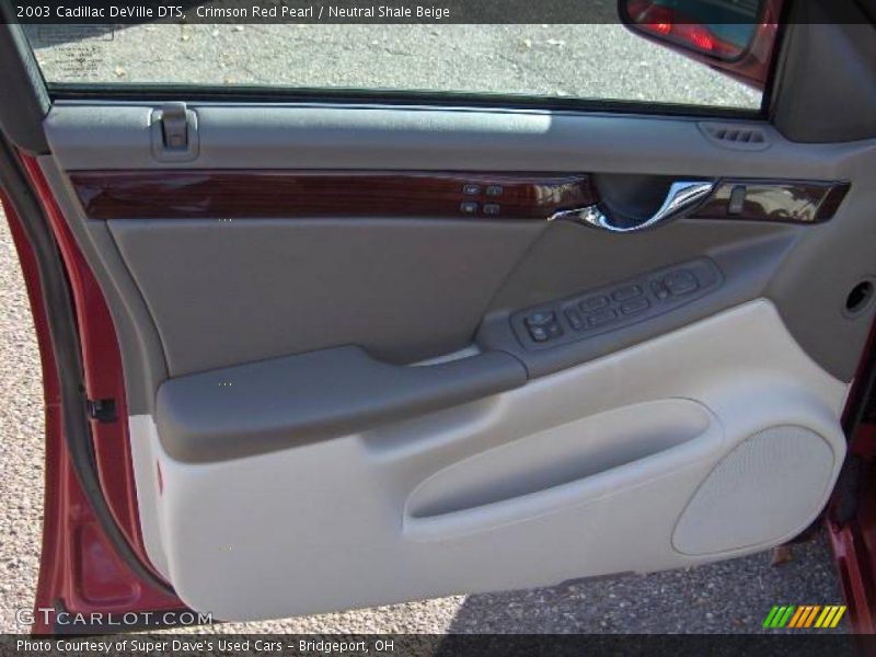 Crimson Red Pearl / Neutral Shale Beige 2003 Cadillac DeVille DTS