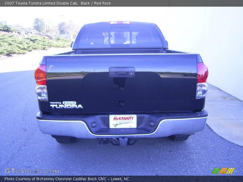 Black / Red Rock 2007 Toyota Tundra Limited Double Cab