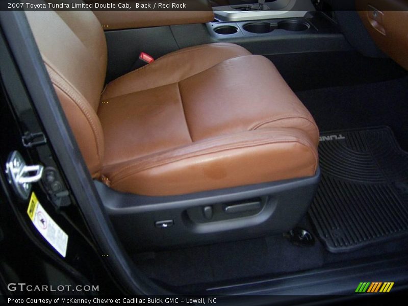 Black / Red Rock 2007 Toyota Tundra Limited Double Cab