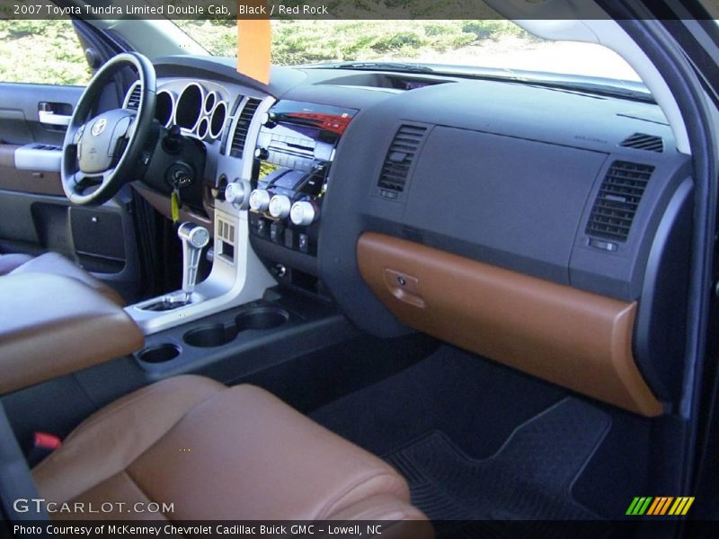 Black / Red Rock 2007 Toyota Tundra Limited Double Cab