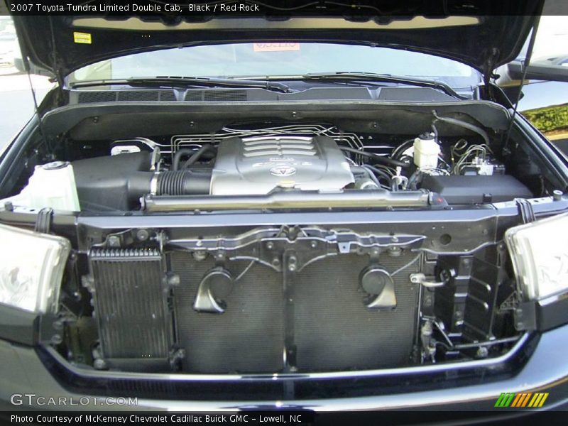 Black / Red Rock 2007 Toyota Tundra Limited Double Cab