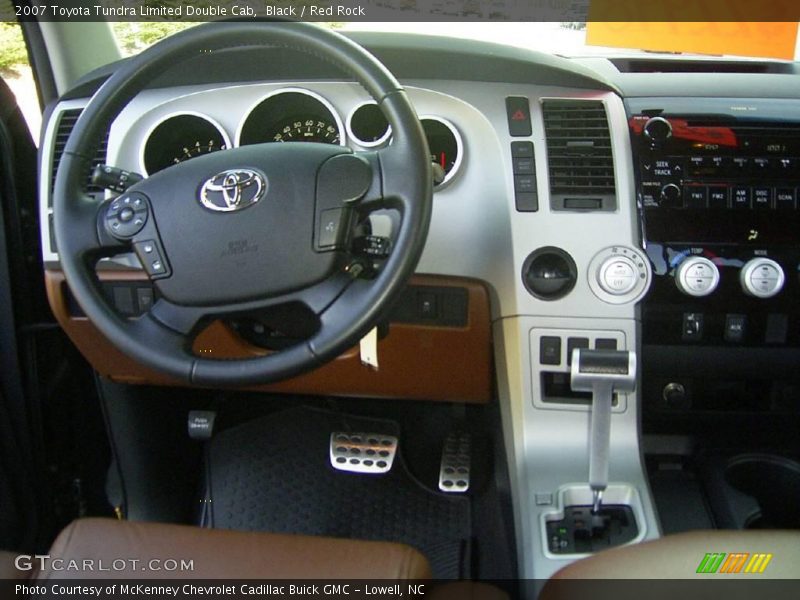 Black / Red Rock 2007 Toyota Tundra Limited Double Cab