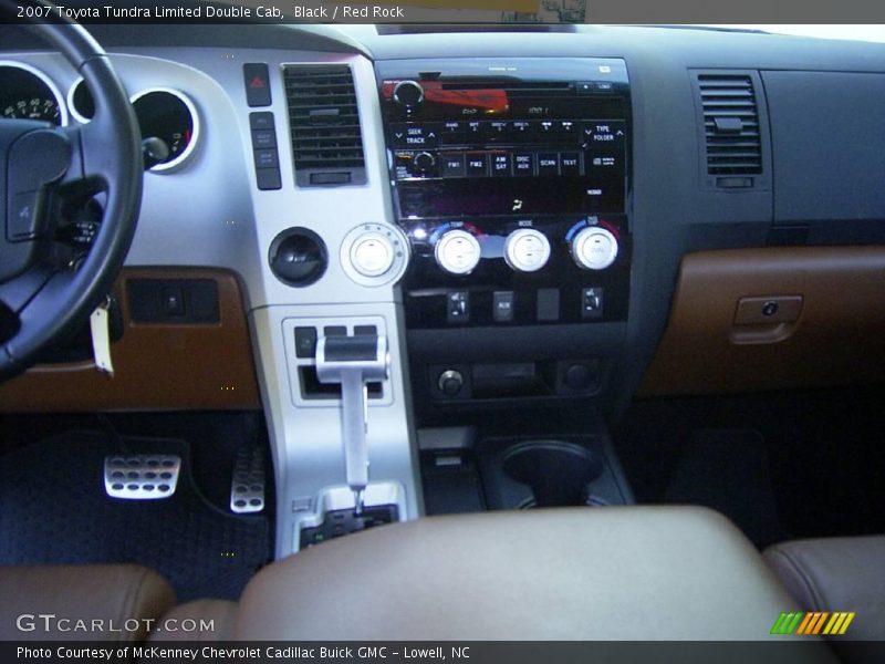 Black / Red Rock 2007 Toyota Tundra Limited Double Cab