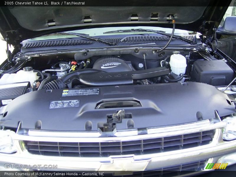 Black / Tan/Neutral 2005 Chevrolet Tahoe LS