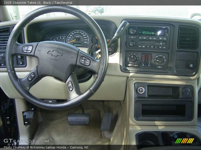 Black / Tan/Neutral 2005 Chevrolet Tahoe LS