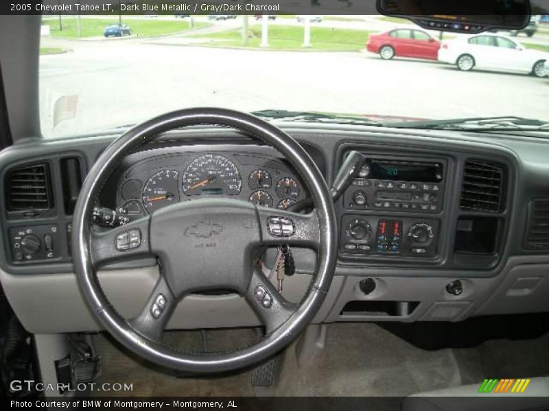 Dark Blue Metallic / Gray/Dark Charcoal 2005 Chevrolet Tahoe LT