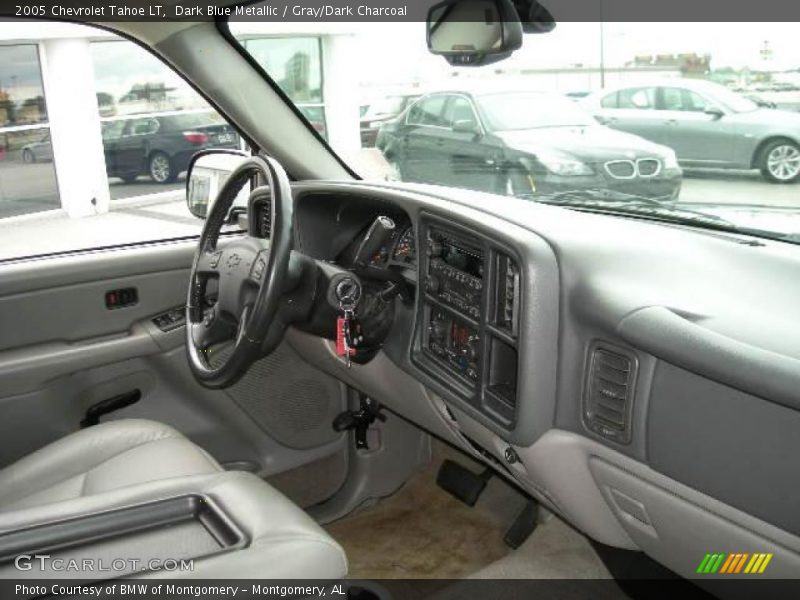 Dark Blue Metallic / Gray/Dark Charcoal 2005 Chevrolet Tahoe LT