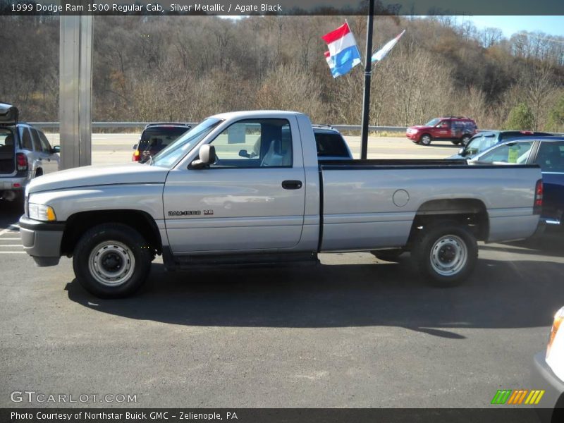 Silver Metallic / Agate Black 1999 Dodge Ram 1500 Regular Cab