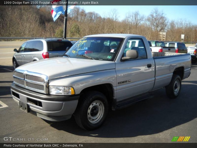 Silver Metallic / Agate Black 1999 Dodge Ram 1500 Regular Cab