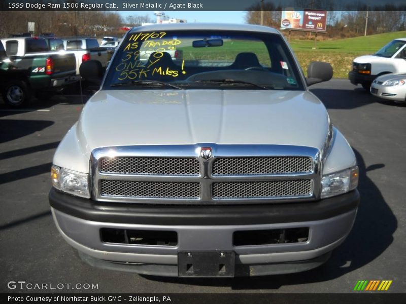 Silver Metallic / Agate Black 1999 Dodge Ram 1500 Regular Cab