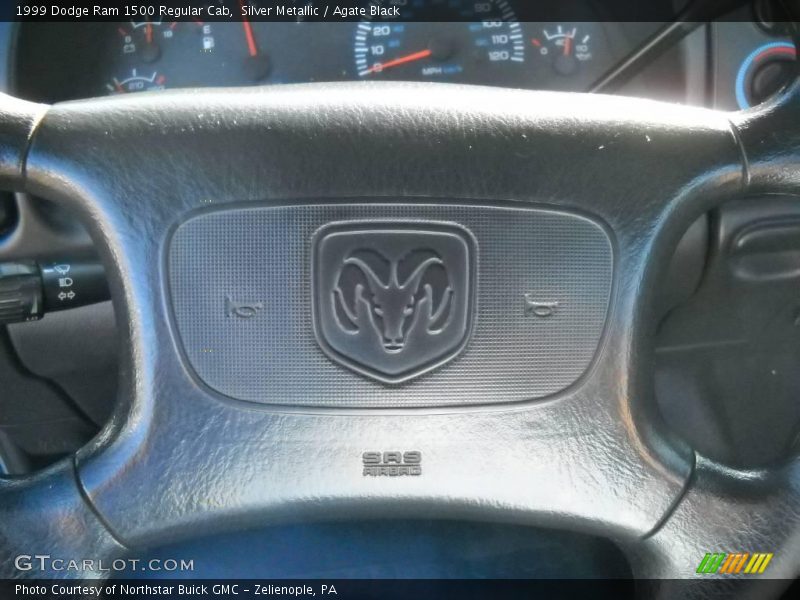 Silver Metallic / Agate Black 1999 Dodge Ram 1500 Regular Cab