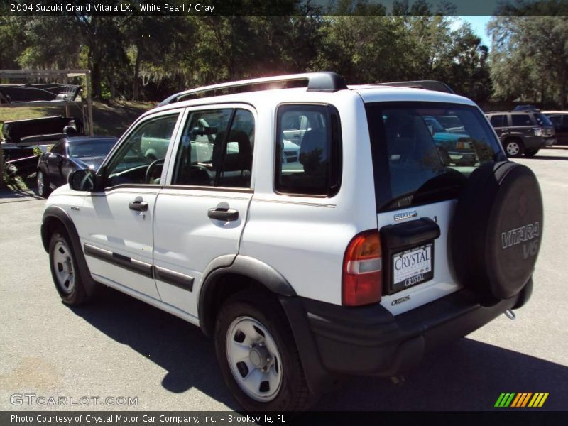 White Pearl / Gray 2004 Suzuki Grand Vitara LX
