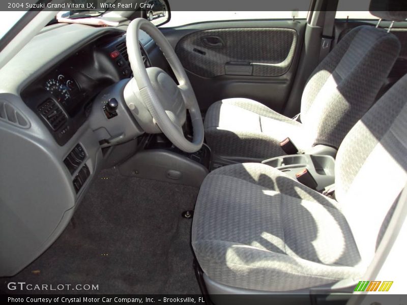 White Pearl / Gray 2004 Suzuki Grand Vitara LX