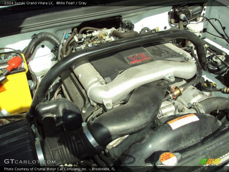 White Pearl / Gray 2004 Suzuki Grand Vitara LX